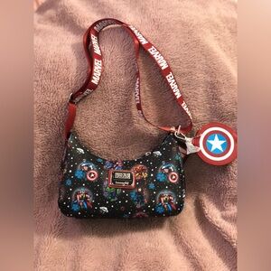 Avengers shoulder bag that can be adjusted to be a crossbody as well. New.
